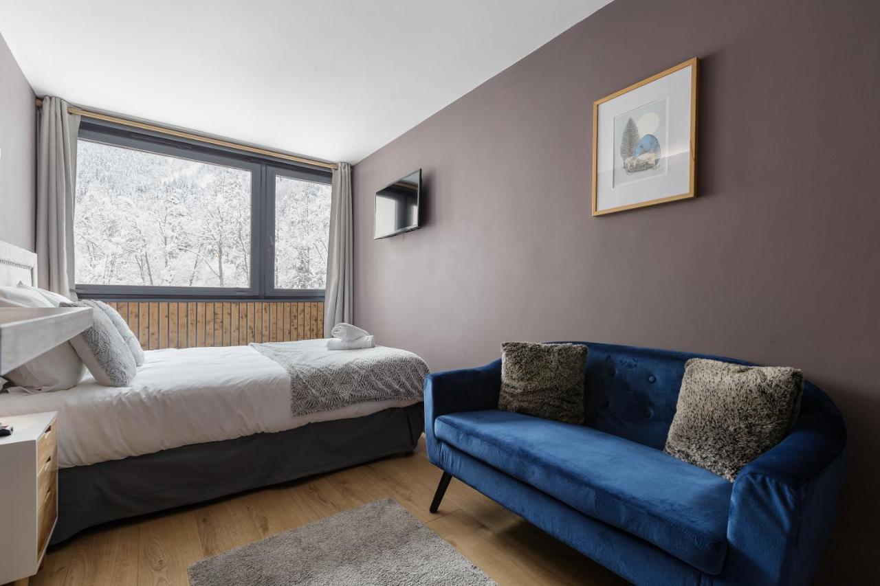 Beautiful Mountain View Studio By The Lake Chamonix Exterior photo